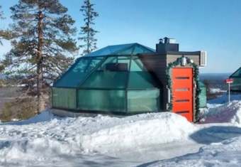 glass house in Finland